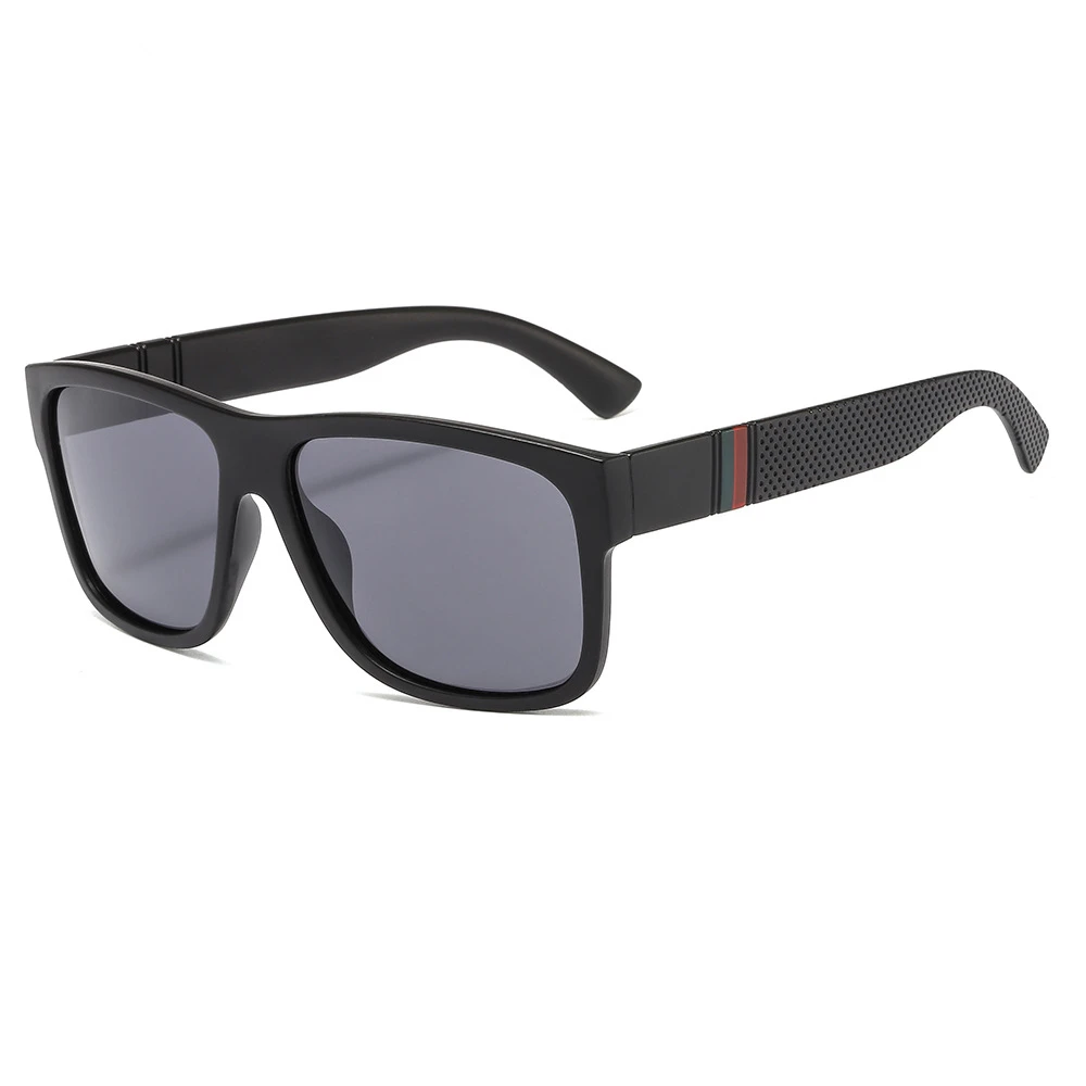 Fashion Polarized Sunglasses Men Luxury Brand Designer Vintage Outdoor Driving Sun Glasses Male Goggles Shadow UV400 Oculos - Цвет линз: Black