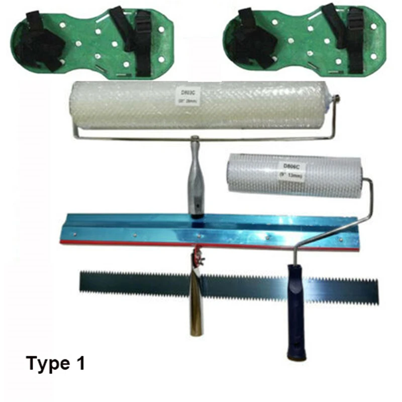 Набор для самовыравнивания цемента эпоксидный напольный валик краски