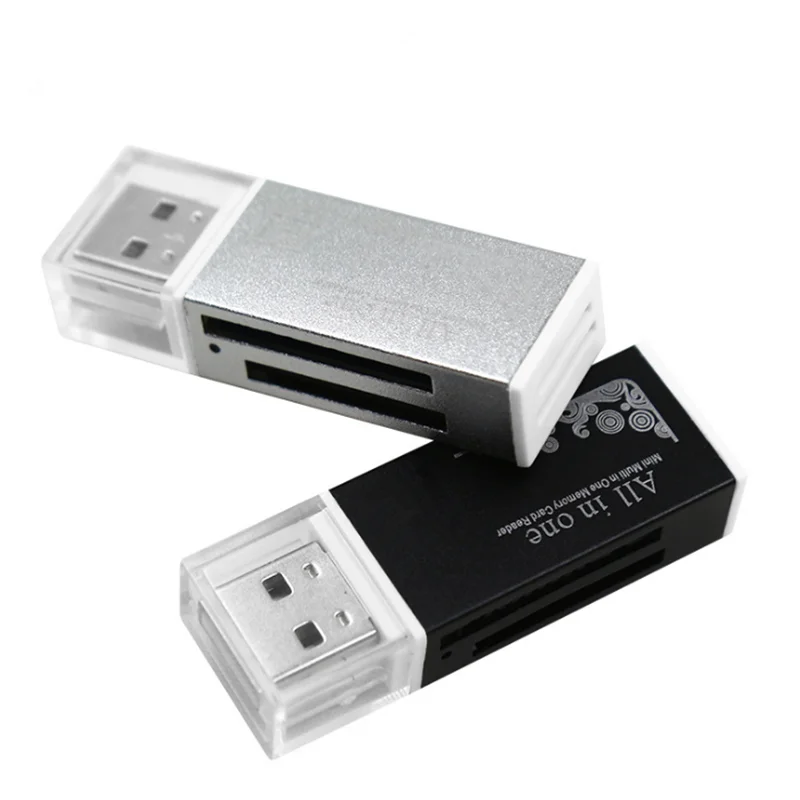 Мульти в 1 устройство для чтения карт памяти SD для Memory Stick Pro Duo Micro SD, TF, M2, MMC, SDHC MS карт-ридер разные цвета