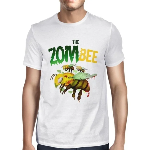 1Tee Mens Zombee Bee T-Shirt