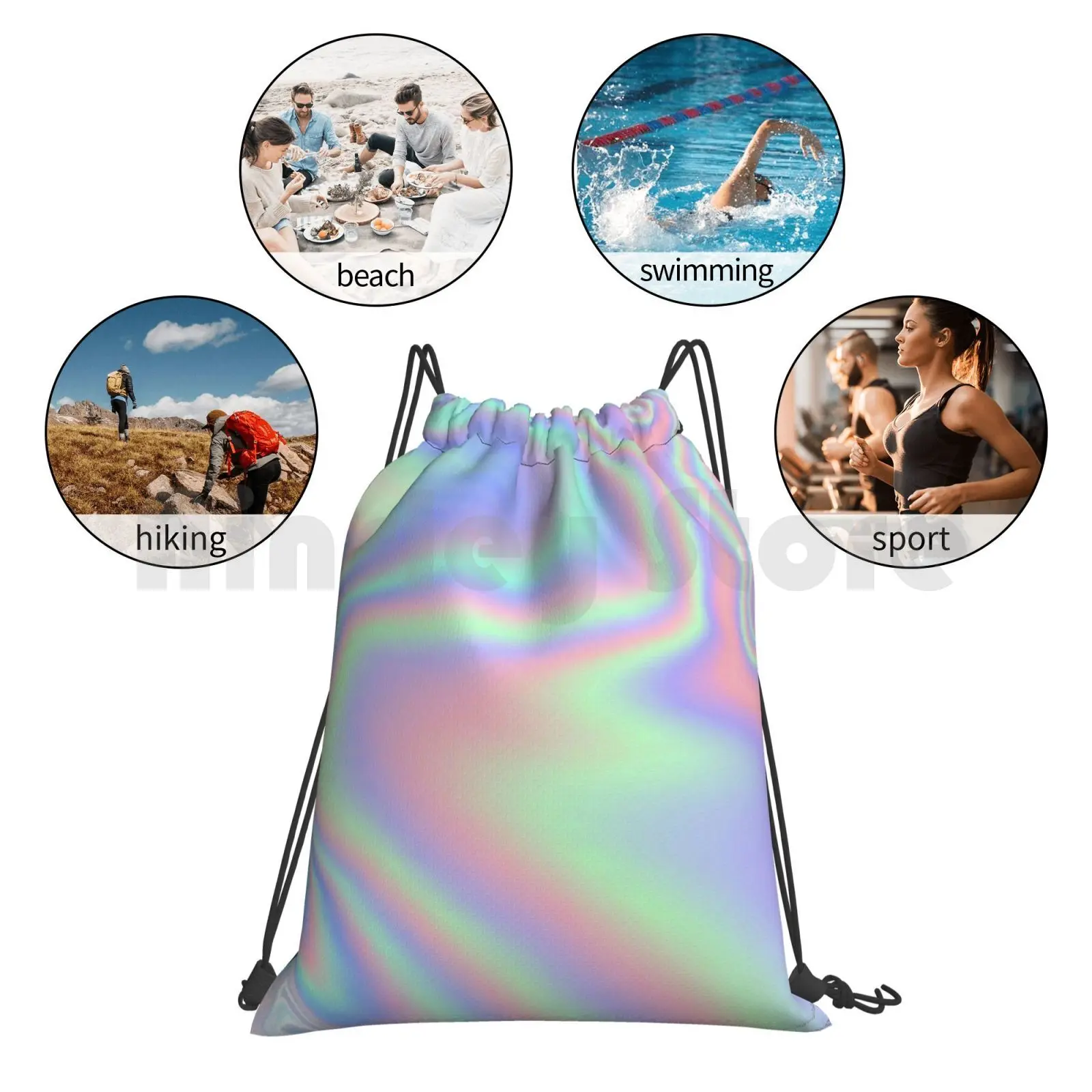 

Holo Backpack Drawstring Bags Gym Bag Waterproof Holo Simplynailogical Nail Art Holosexual Holosexuals Tumblr Aesthetic