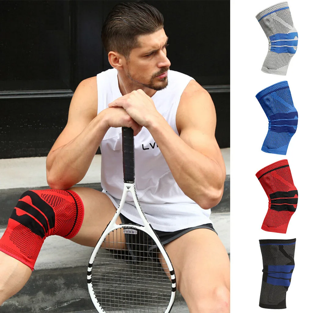 1 шт. эластичные наколенники нейлоновые спортивные для фитнеса спортивное