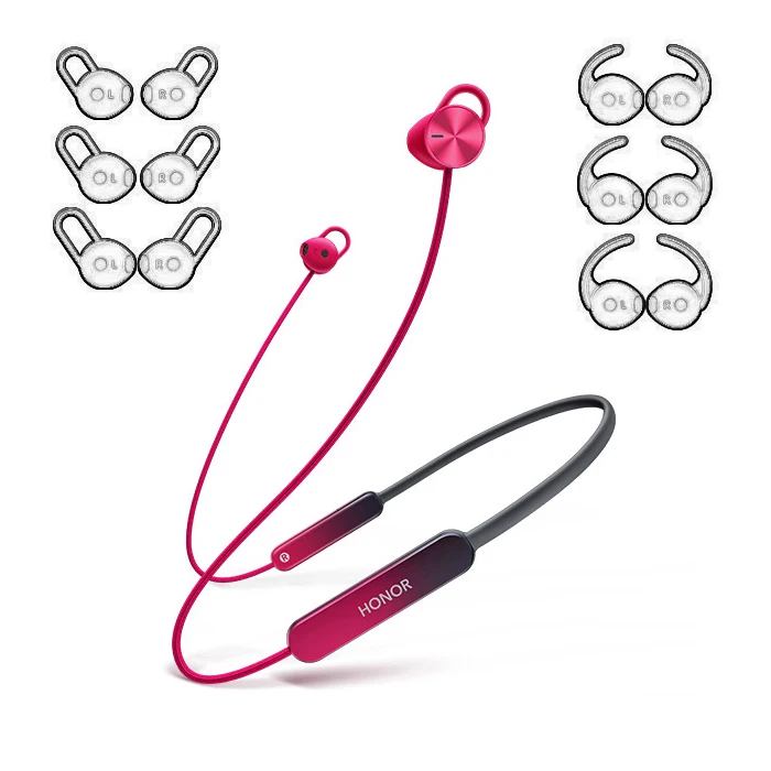 huawei Honor xSport PRO, беспроводные наушники с шейным ремешком, Bluetooth, 5,0, HiPair, быстрая зарядка, 18 h, воспроизведение, симметрия, ENC, IP55 - Цвет: Flame Red