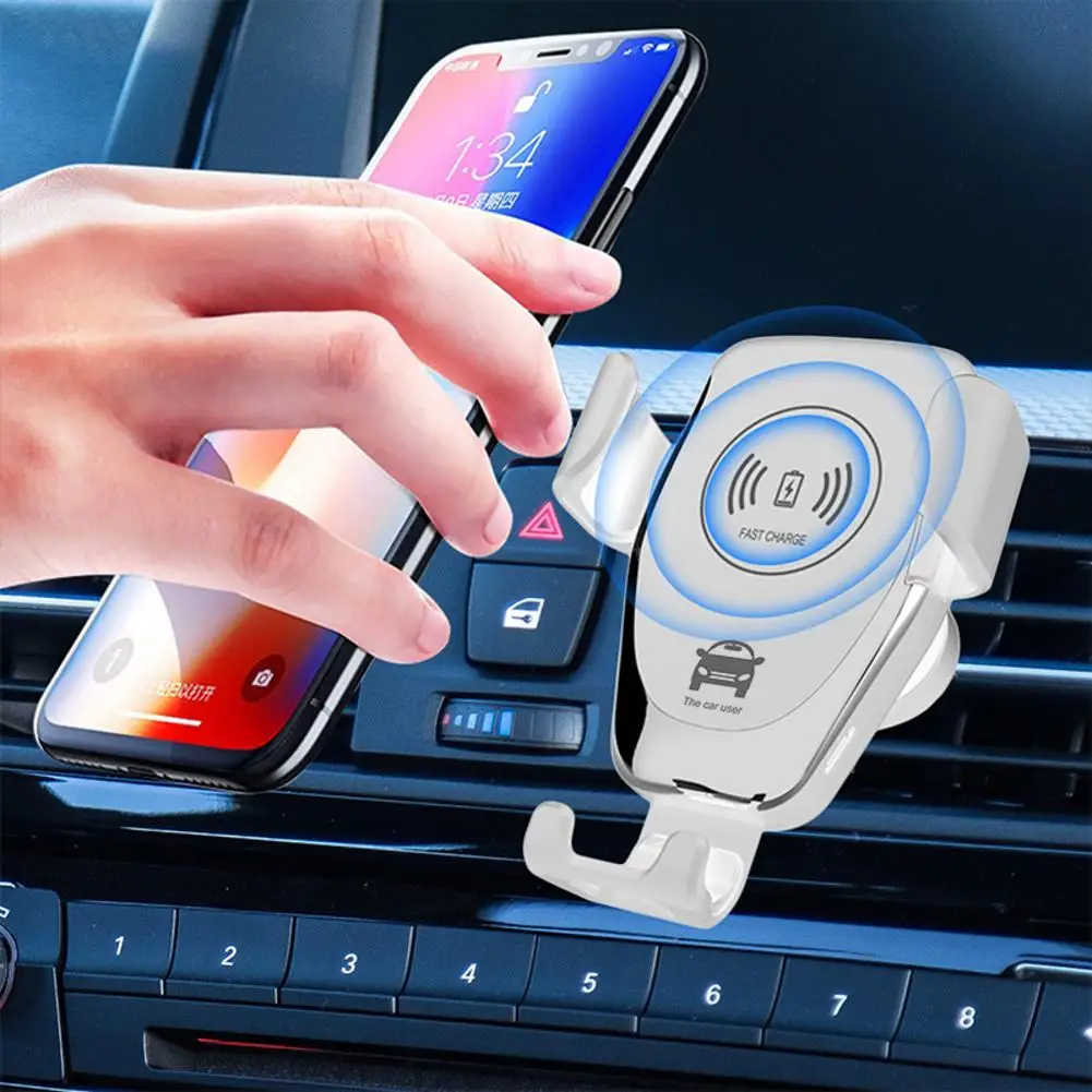 

15 Вт автомобильный Беспроводной Зарядное устройство 2-в-1 мобильный телефон держатель Зарядное устройство Автомобильный держатель для теле...