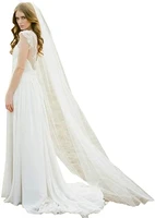 womens 2m one layer waltz wedding bridal veil with comb