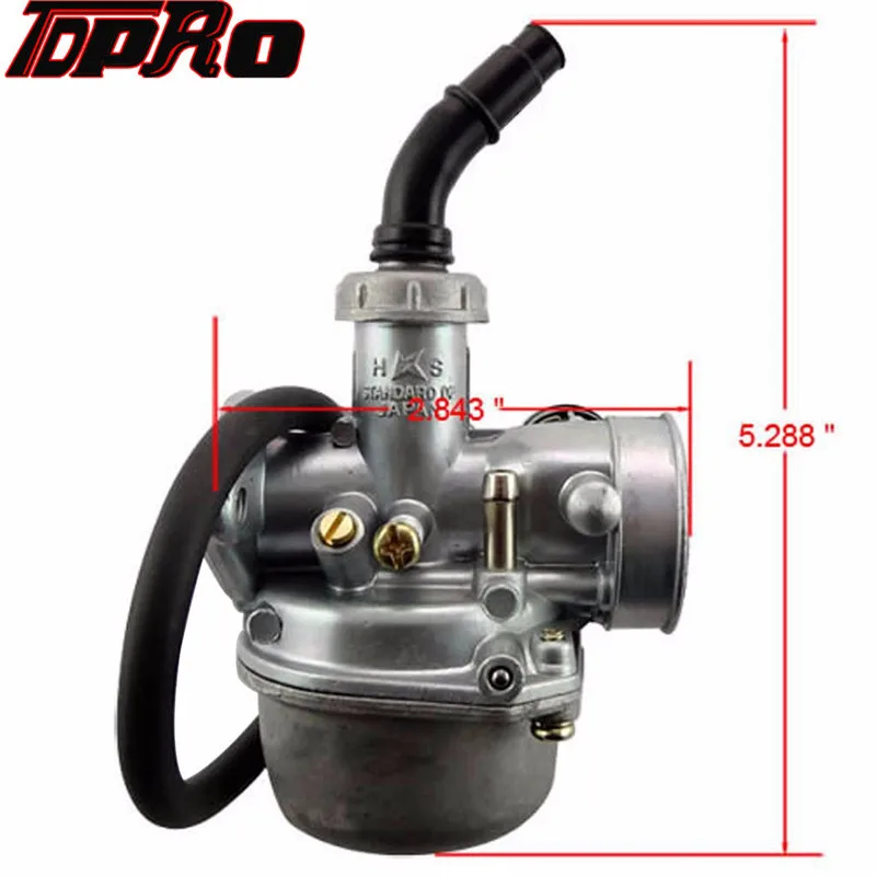 TDPRO PZ19mm Carburetor Carburador PZ19 Pitbike For Chinese ATVs Dirt Bikes Go Karts and Suzuki Yamaha Honda Racing Moto Bing | Автомобили