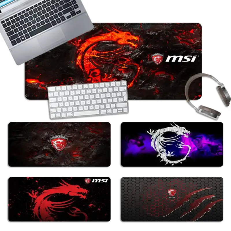 

Brand MSI Gaming Mouse Pad Gamer Keyboard Maus Pad Desk Mouse Mat Game Accessories For Overwatch