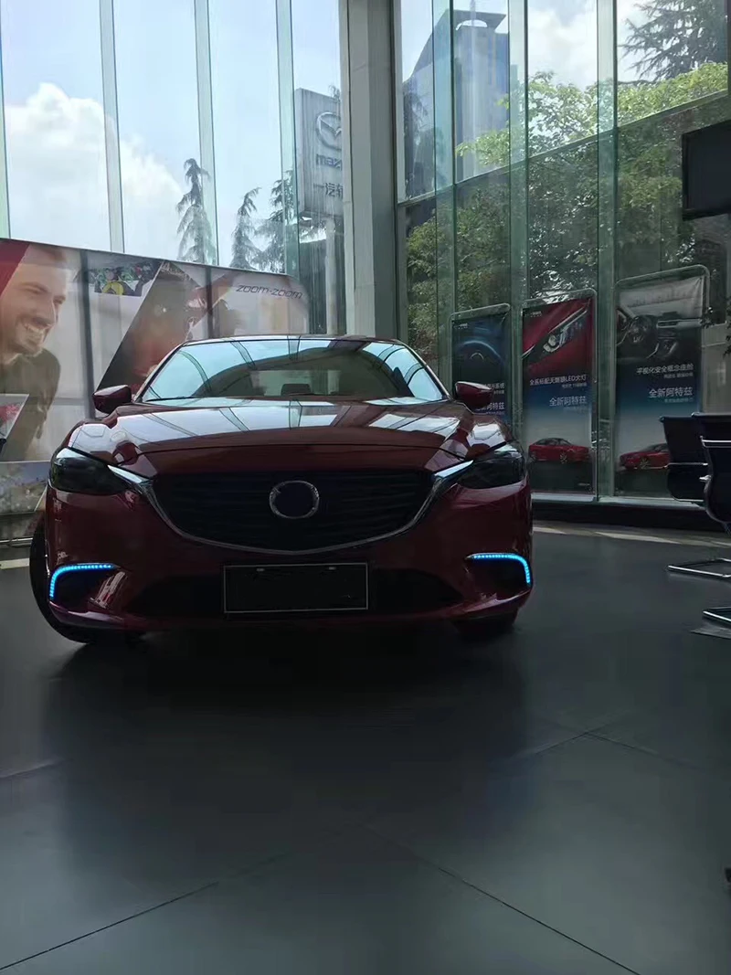 Для Mazda 6 Mazda6 Atenza 2016 2017 2018 светодиодный DRL Дневной светильник вождения день фары