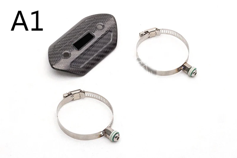 TKOSM крышка выхлопного глушителя мотоцикла углеродное волокно цветная защита