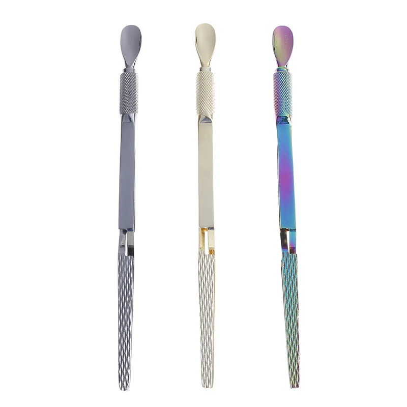 

1PCS Double-end Nail C Curve Pinching Pusher Acrylic Nails Pincher Cuticle Pusher Magic Wand Multi Function Tool