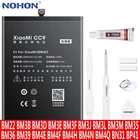 Аккумулятор NOHON для Xiaomi Mi CC9 CC9E 9 Lite A3 4C 5 5S 6 8 9 10 сменная батарея BM22 BM39 BM3E BM3M BM3L BM4F BM4E BM3B BM36 сменный литий-полимерный батарея мобильного телефона