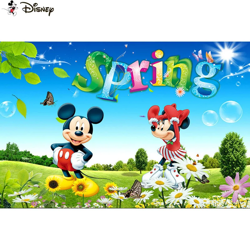 Алмазная 5D Вышивка сделай сам Disney полноформатная картина мультяшный Микки Маус