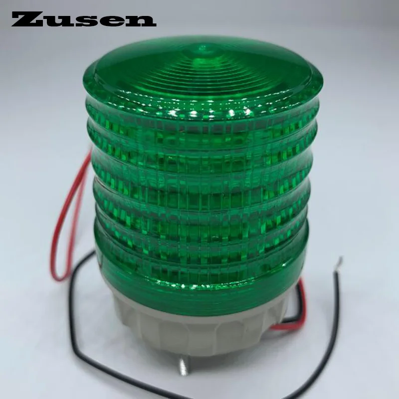 Zusen TB5051-G 12v 24v 110v 220vgreen цвета сигнальная лампа Предупреждение светильник