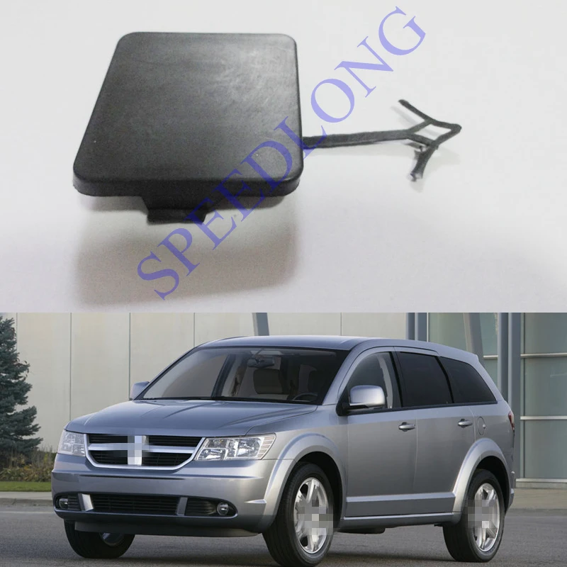 

1 Piece Front bumper Tow hook cover Trailer Towing cap 68034176AA for Dodge Journey 2009-2010