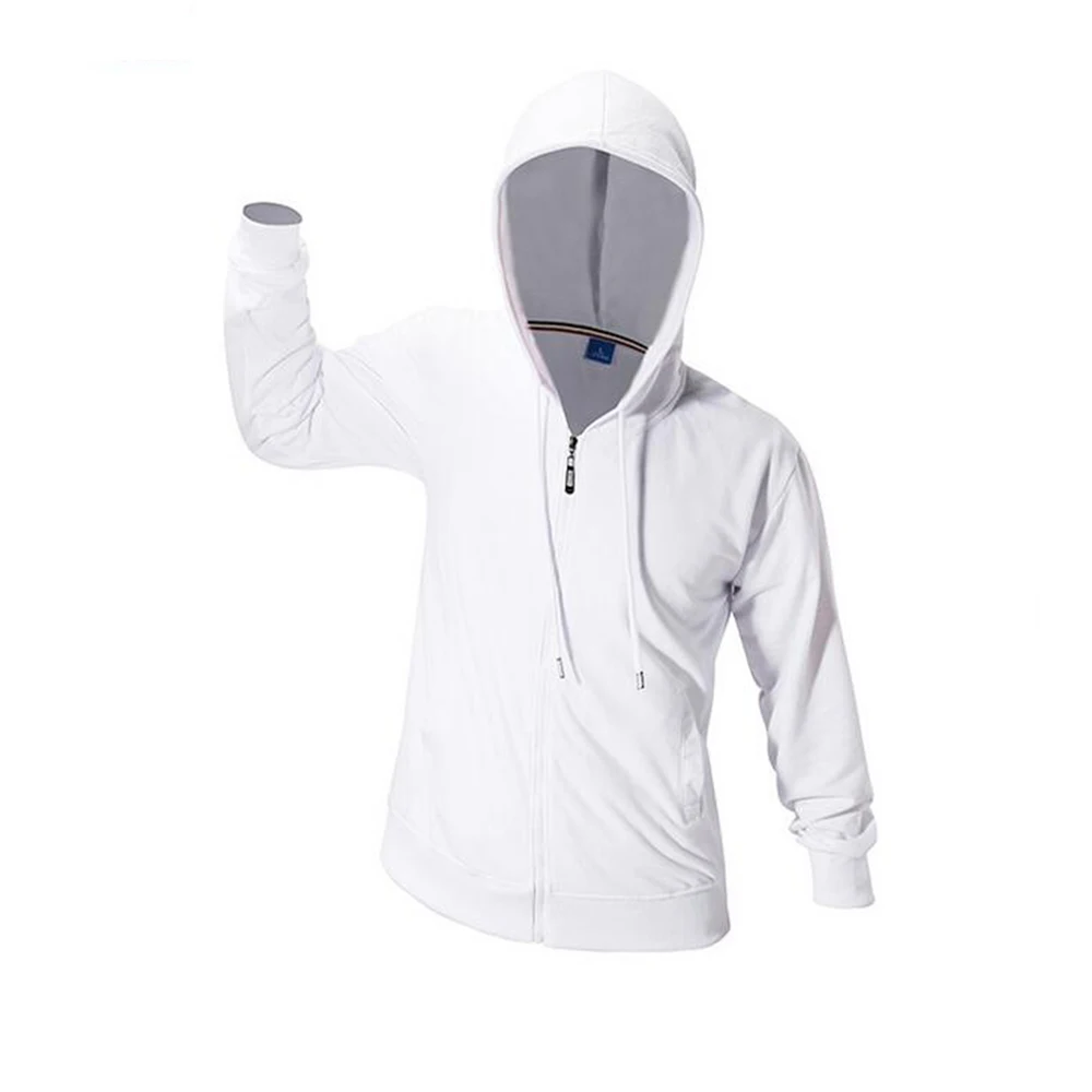 YIHAIFA Мужская мода толстовка с капюшоном куртка на молнии повседневные толстовки