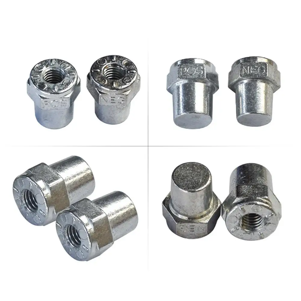 2 шт. автомобиль сплав положительные и отрицательные Батарея Топ пост зажима