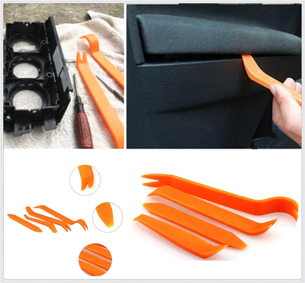 4 шт. автомобиль аудио дверной зажим панель средство для удаления аксессуары Fiat