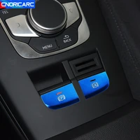 car styling handbrake gear shift panel buttons decoration cover trim for audi a3 8v 2013 2018 interior accessories