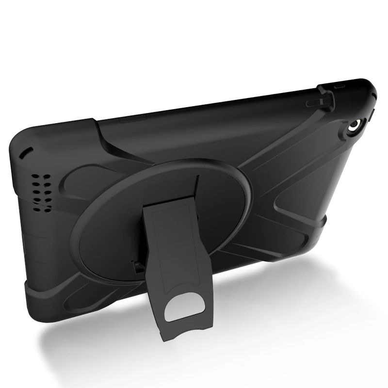 Чехол для iPad 2/3/4 iPad 3 iPad 4 9," планшет, прочный сверхмощный противоударный вращающийся защитный чехол с подставкой+ плечевой ремень