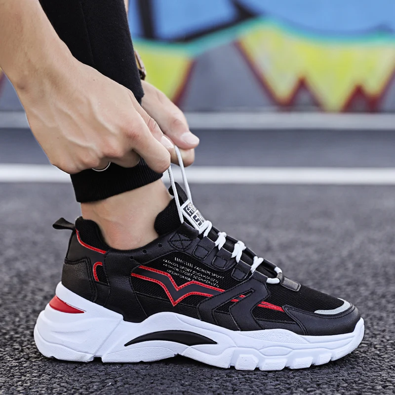 

Men's Shoes Height Increasing Comfortable Men's Casual Shoes Anti-slip Waterproof Men's New Style Student Shoes