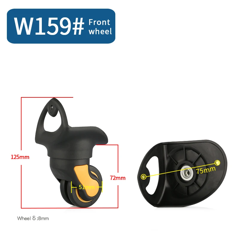 

Luggage suitcase replacement wheels travel wheel repair Wear resistant Trolley case high quality new fashion universal casters