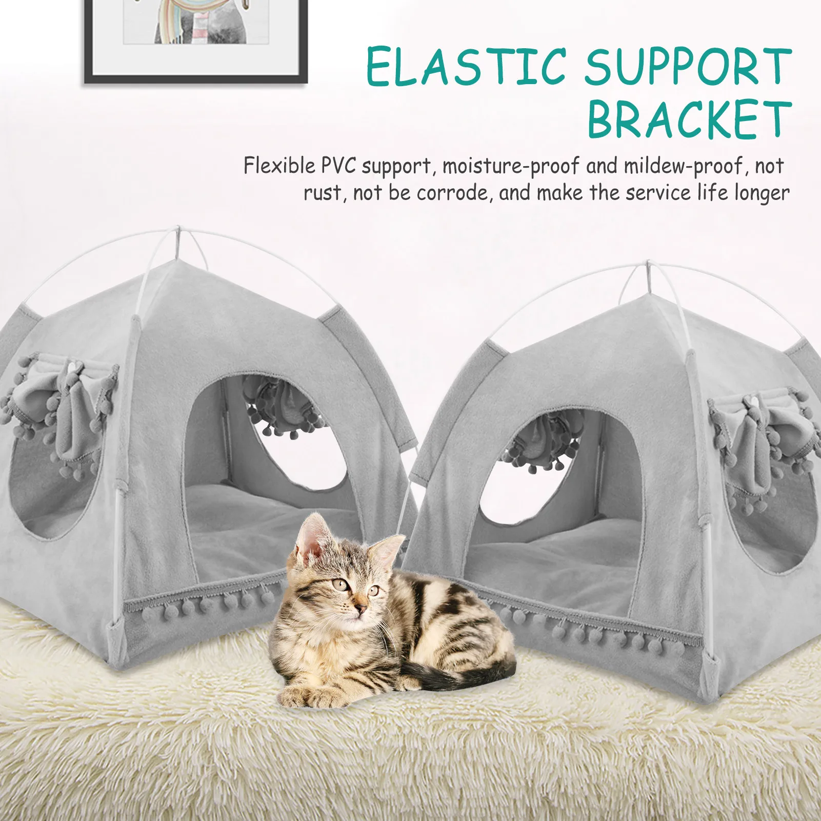 Бытовые товары палатка для домашних животных переносной складной домик игровой