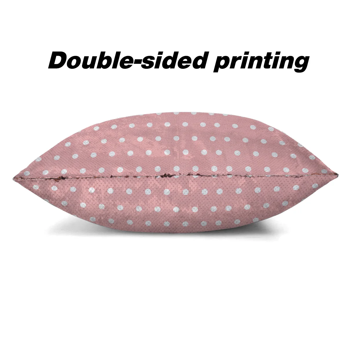 Белая волнистая розовая наволочка с блестками Волшебная меняющая цвет