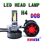 KULUZE H7 H4 светодиодный фар автомобиля H1 H3 H8 H11 H27 противотуманная фара светодиодный 9005 HB4 9006 HB3 HB2 Автомобильные фары лампы 6500K 12V