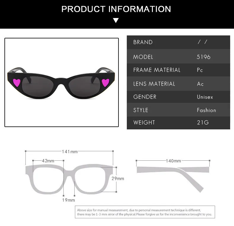 KOTTDO пластиковые женские солнцезащитные очки кошачий глаз в форме сердца