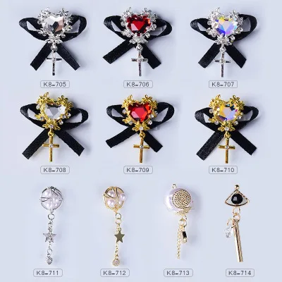 Новейшее украшение для дизайна ногтей из сплава циркона роскошные стразы