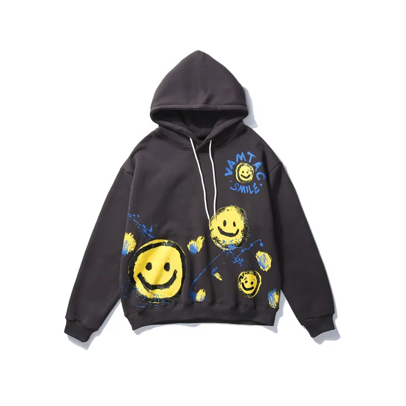 Худи мужское зимнее флисовое в стиле хип-хоп | Мужская одежда