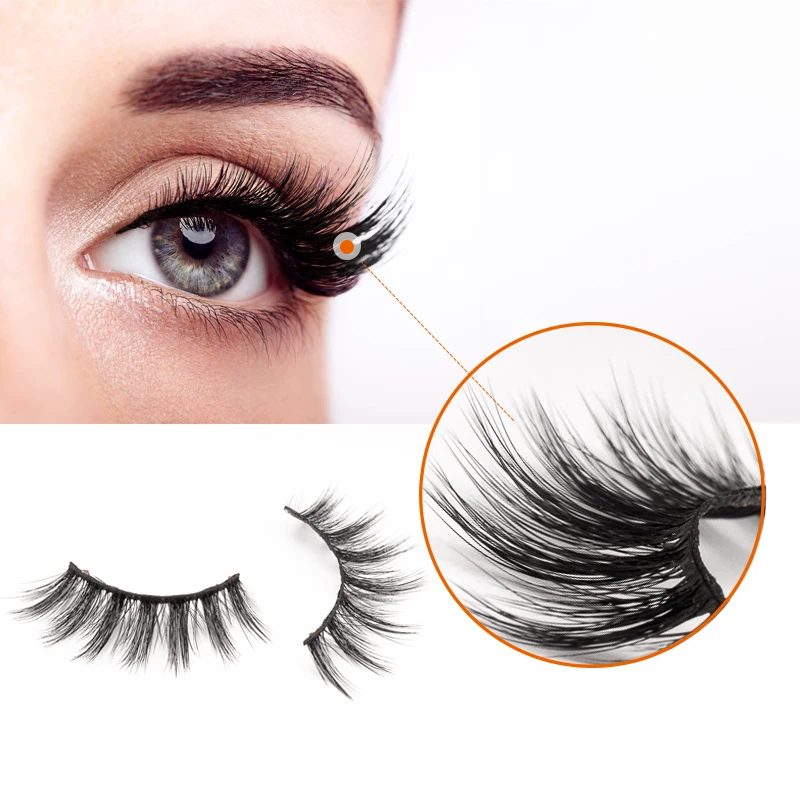 DORADOSUN 3D искусственные норковые косплей полная полоса ресницы 5 пар стрипенатурал