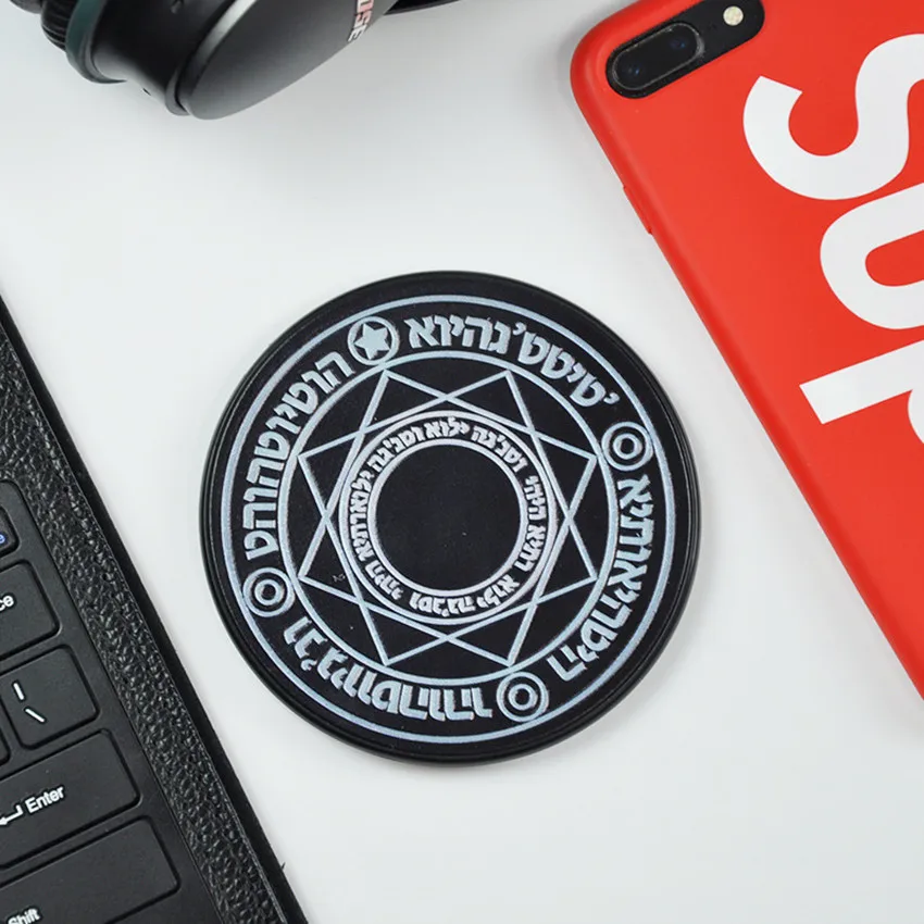 Беспроводной коврик для быстрой зарядки Circle Qi магический беспроводного