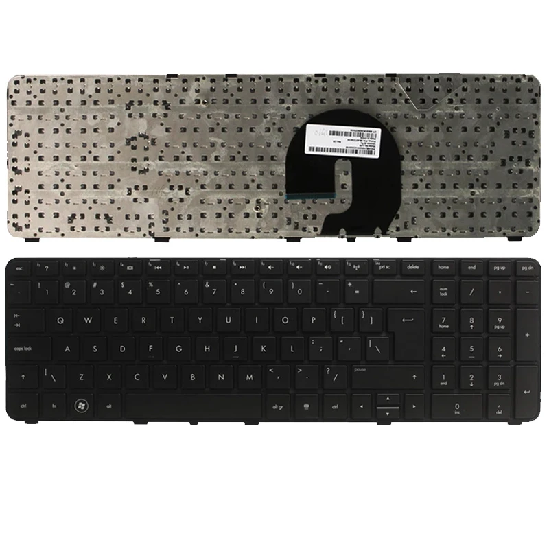 

Клавиатура UI для HP Pavilion dv7-4000 DV7-4050 dv7-4100 dv7-4200 dv7-5000 LX7, черная с рамкой, клавиатура для ноутбука