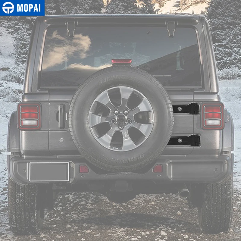 Наклейки на заднюю дверь автомобиля MOPAI ABS для Jeep Wrangler JL 2018 Up внешние аксессуары