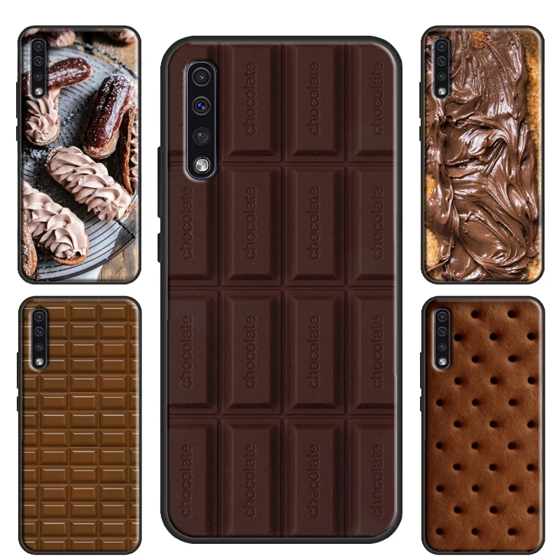Шоколадный чехол Choco для Samsung A21S A71 A51 A70 A50 A40 A10 A20e Galaxy S20 Plus S10 S9 Note 20 Ultra|Бамперы| |