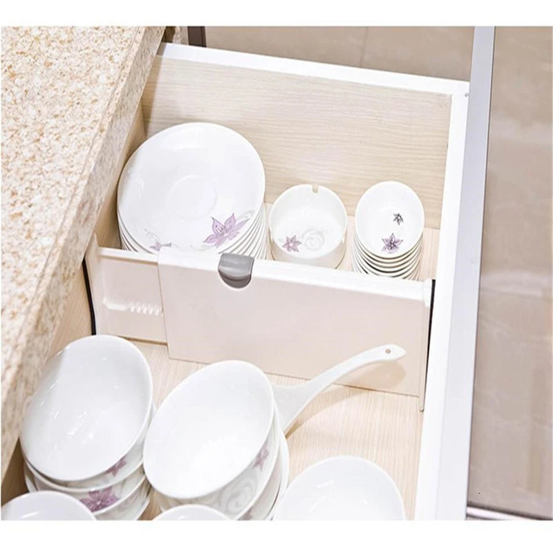 Регулируемые разделители для ящиков выдвижные органайзеры выдвижных с краями