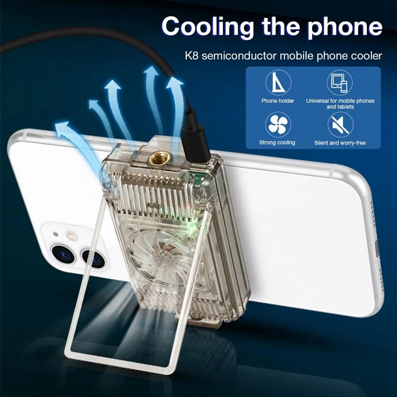 

Mobile Phone Radiator Tablet Gaming Universal Cooler Portable USB Cooling Pad Fan Heat Sink for iPhone Xiaomi Samsung