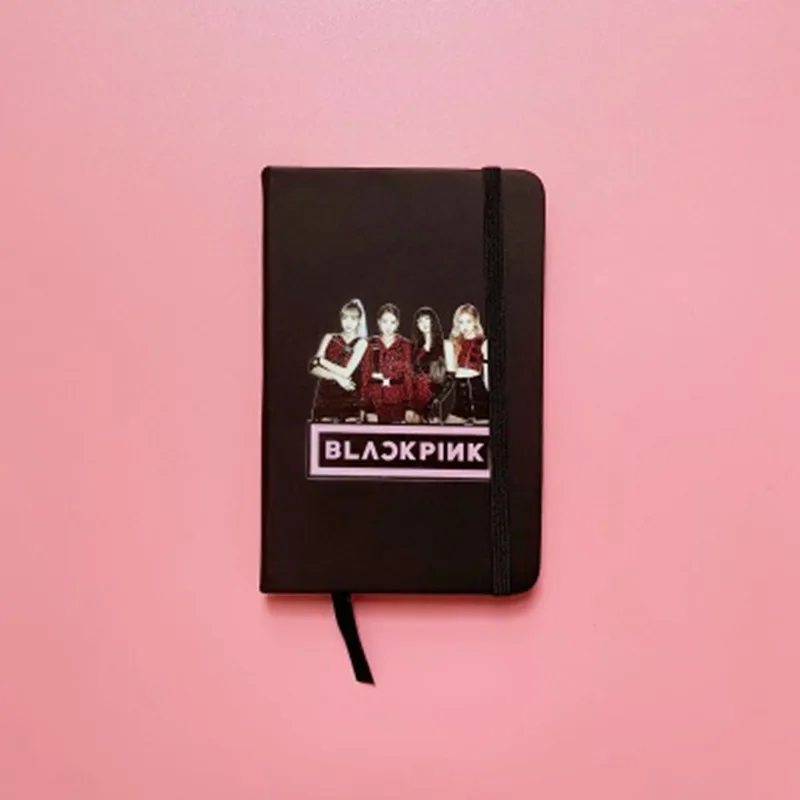 Seventeen IZONE Got7 BlackPink Twice TXT Ноутбук PU школьные принадлежности карманная Книга S. COUPS JUN JEONGHAN JISOO MOMO MINA - Цвет: BlackPink