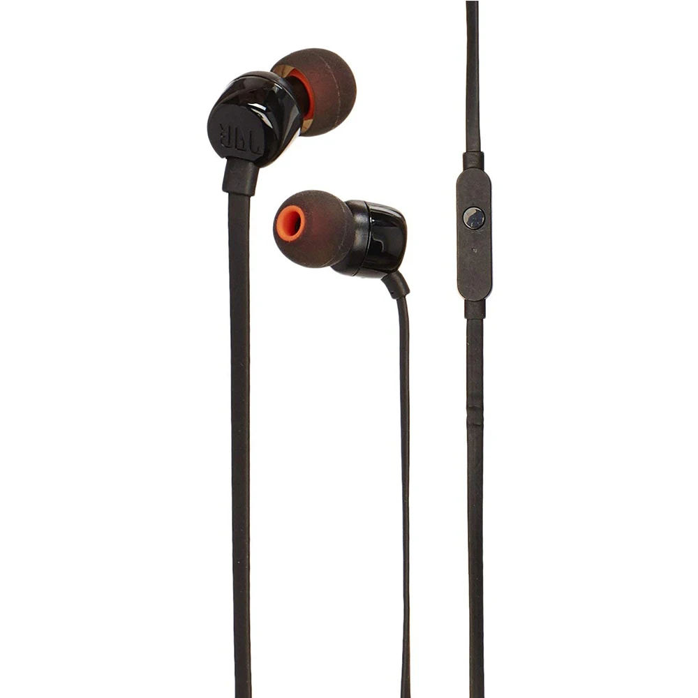 Проводные наушники-вкладыши JBL T110 оригинальные для прослушивания музыки с