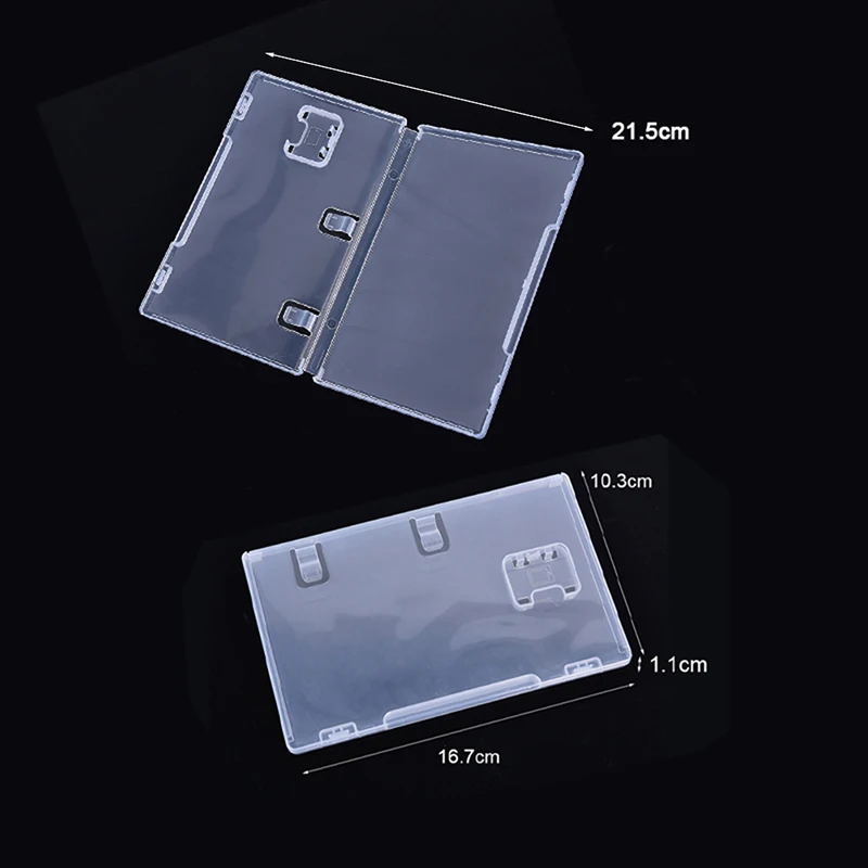 

Game Card Storage Case Box Transparent Cartridge Holder Shell For Switch NS With Book Holder For Inserted Cover