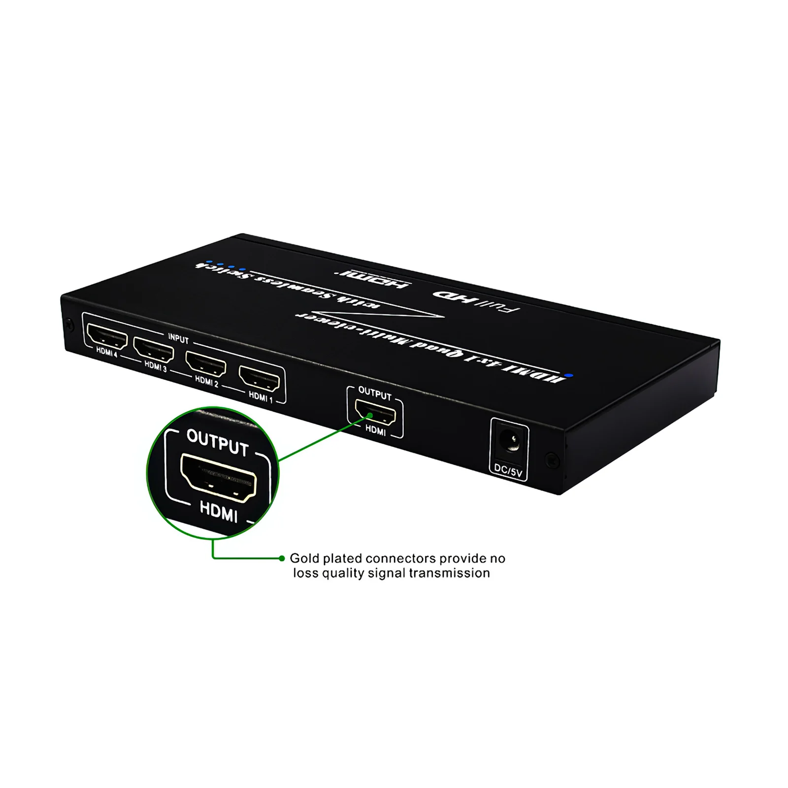

Wallplate Extender Kit With Transmitter And Receiver RJ45 Remote IR Over Signal Wallplate Extender 60m/200ft HDMI-compatible