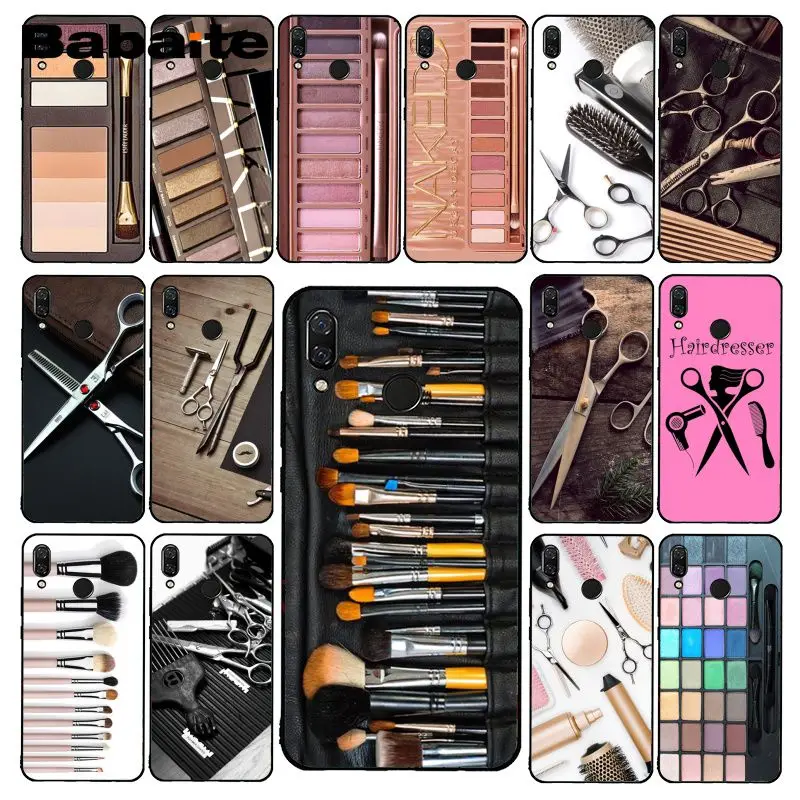 

Babaite Naked Palette Fashion Glam Makeup tool hair Phone Case for Xiaomi Redmi4X 6A 9 Go Redmi 5 5Plus Note4 Note5 7 Note6Pro