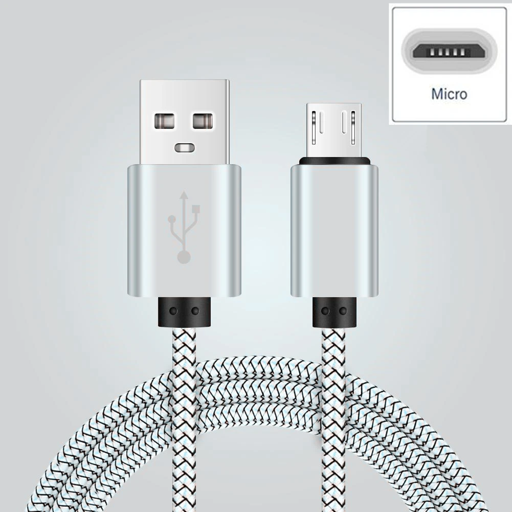 1 м 2 3 длинный Micro USB Кабель адаптер для зарядки Samsung S3 S4 S7 edge J4 J7 J3 Lenovo K6 K8 Vibe A P1 Honor 7a 8a