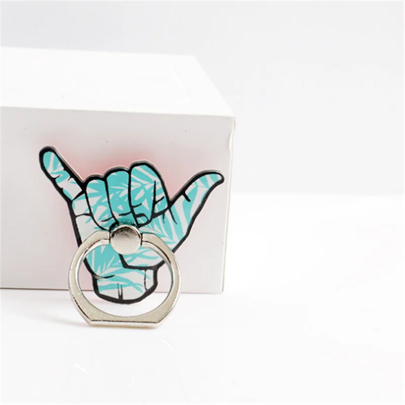 Акриловое кольцо на палец для конфет подставка смартфона мультяшный держатель