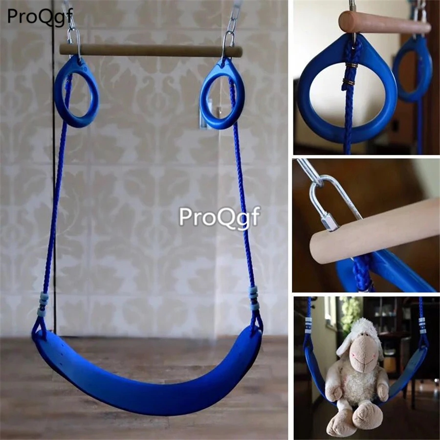 Ngryise 1 комплект детских подвесных качелей голубого цвета | Мебель