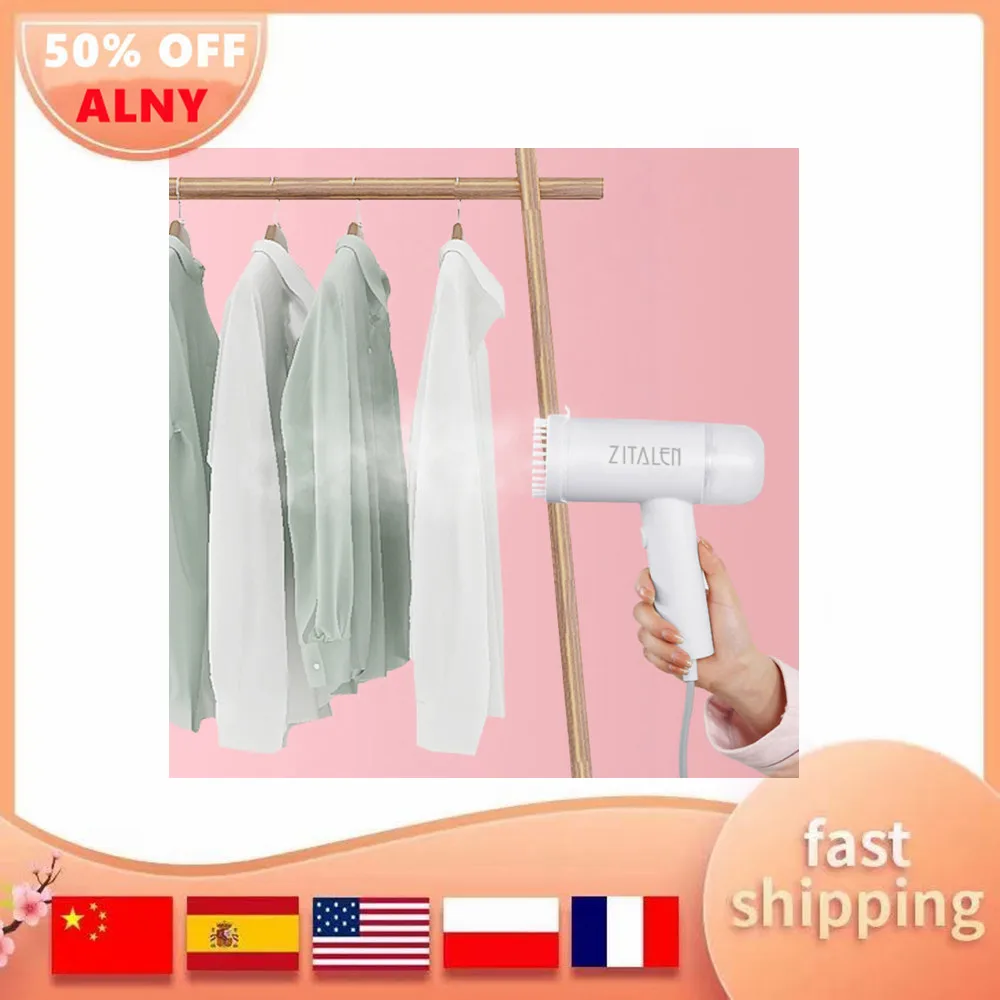 

2021 New Electric Iron With Steam Generator For Sauna Curtains Parts 1000W Mini Ironing Clothes Dumplings Steamer Steam Cleaner