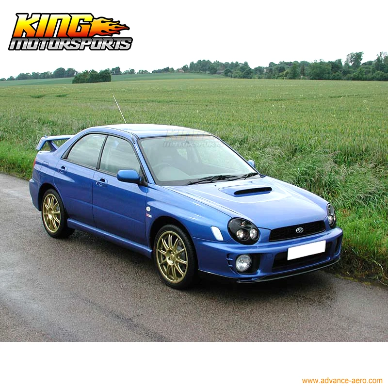 Подходит для 02 03 SUBARU IMPREZA WRX STI PD переднего бампера губ PU Global БЕСПЛАТНАЯ доставка по