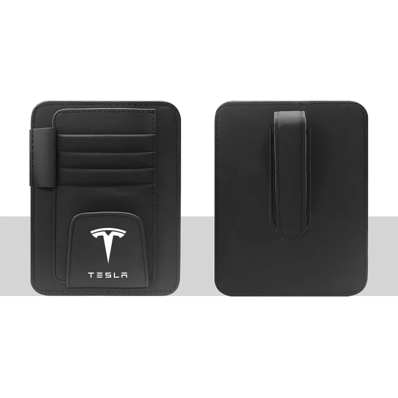 

For Tesla Model 3 X YCar sunshade Multifunctional card glasses storage bag clip Pen card and business card Glasses Holder car