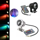 Светодиодный прожектор 10 Вт 15 Вт, водонепроницаемый подводный RGB прожектор для фонтанов, бассейнов, прудов, аквариумов, точесветильник светильник, уличная садовая лампа с вилкой Стандарта ЕС и США